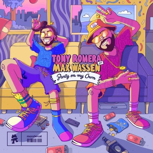 Tony Romera Teams Up with Max Wassen for New Rap-Flavored House Single "Party On My Own" On Monstercat | UFO Network Tony Romera Party On My Own Artwork 500 | UFO Network