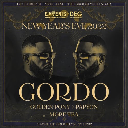 GORDO takes on the Big Apple for New Years Eve, bringing his world famous sound to The Brooklyn Hangar