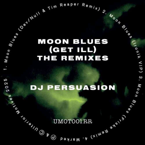 Dj Persuasion Announces ‘Moon Blues (Get Ill)’ Remixes (Oct 3) And Shares Dev/Null &Amp; Tim Reaper Remix Via Ulterior Motives | Ufo Network DJ Persuasion