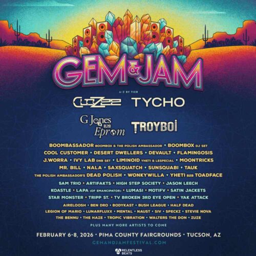 Gem &Amp; Jam Festival Returns With Massive 50+ Artist Lineup - Tucson, Arizona, Usa | Ufo Network GEM & JAM 2025